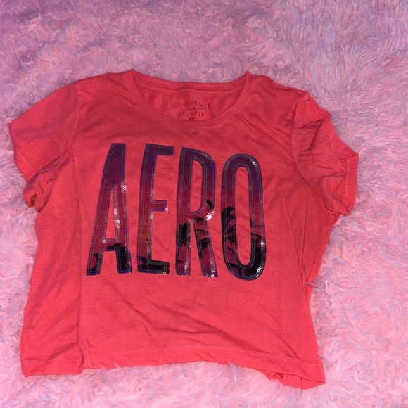 Hot pink AERO crop top - Picture 1 of 3